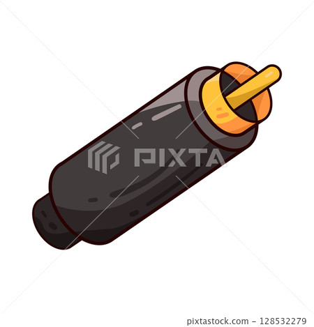 illustration of jack connector 128532279