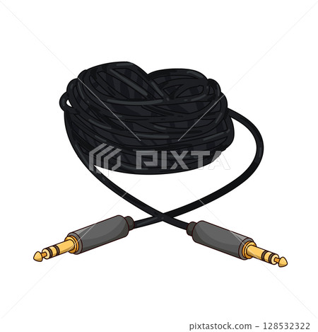 illustration of jack connector 128532322