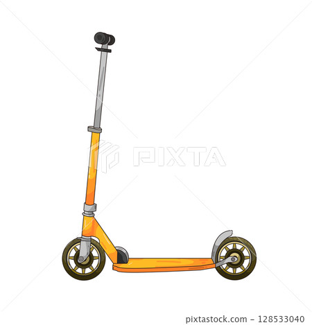 illustration of electric scooter 128533040