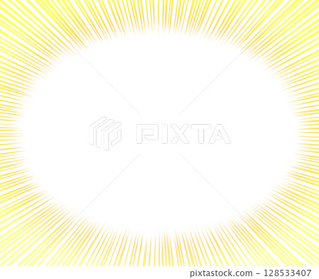 Shining orange yellow concentrated line frame background Shining orange yellow concentrated line frame background 128533407