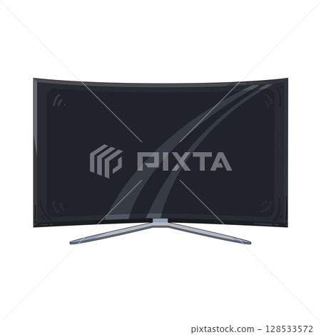 illustration of television illustration of television 128533572