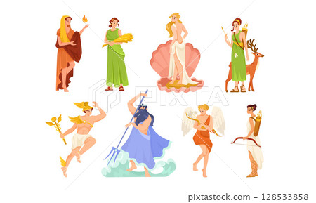 Exploring Mythical Figures A Joyous Celebration of Iconic Classical Deities and Timeless Legends Exploring Mythical Figures A Joyous Celebration of Iconic Classical Deities and Timeless Legends 128533858