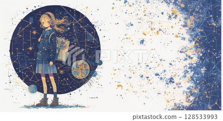 思考太空的女孩 思考太空的女孩 128533993