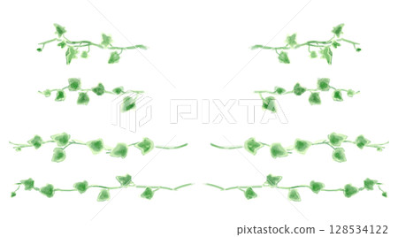 常春藤插圖集,植物自然風格。 常春藤插圖集,植物自然風格。 128534122