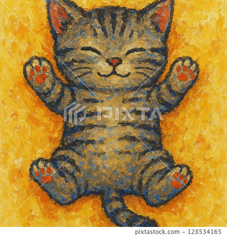 睡覺的貓 128534165