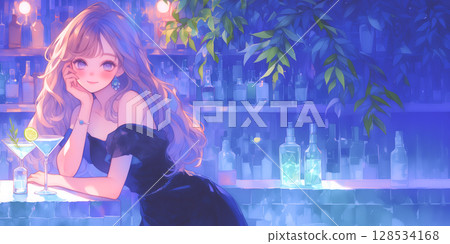 調酒師女孩 調酒師女孩 128534168