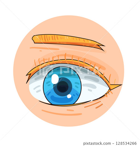 illustration of eyes illustration of eyes 128534266