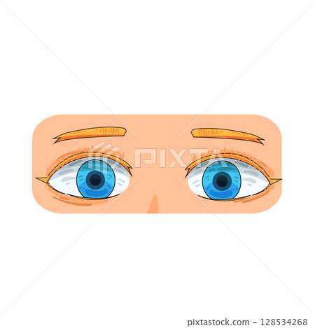 illustration of eyes illustration of eyes 128534268