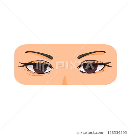 illustration of eyes illustration of eyes 128534293