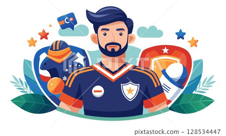 In sports, a team captain is a player chosen to lead their team, both on and off the field. 128534447