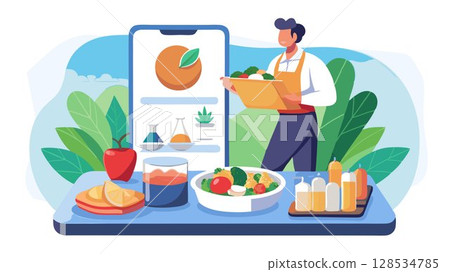 Discover delicious and nutritious meal prep ideas that effortlessly support healthy eating routines. 128534785