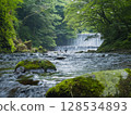 waterfall in green 128534893