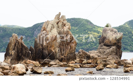 形狀獨特的石頭 岩石 搖滾樂 128534991