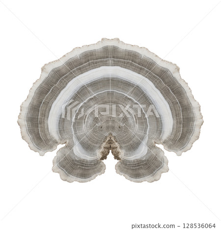 Close up of cross section of tree trunk reveals intricate growth rings and natural patterns, showcasing beauty of nature design. concentric circles highlight tree age and history Close up of cross section of tree trunk reveals intricate growth rings and natural patterns, showcasing beauty of nature design. concentric circles highlight tree age and history 128536064