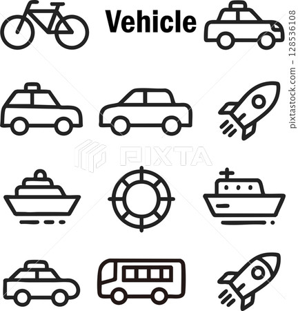 交通工具圖標 128536108