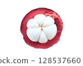 Garcinia mangostana Fruit PNG Transparent Background. 128537660