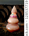 Beautiful Pyramid of Earthen Pots 128537719