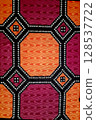 Colorful, Geometrical Woven fabric 128537722
