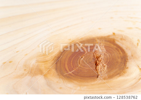 Close-up of a knot in wood 128538762