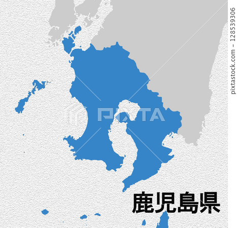 Map of Japan Kagoshima Prefecture 128539306