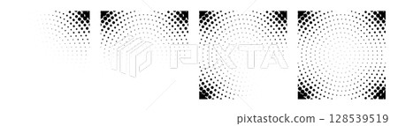 halftone gradient dots backgrounds. Vector illustration halftone gradient dots backgrounds. Vector illustration 128539519