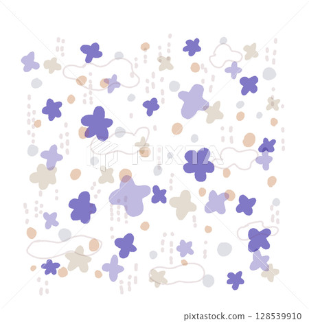 Watercolor wallpaper Scandinavian style vector 128539910