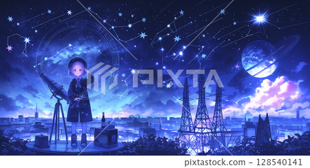 一個喜歡天文學的女孩 一個喜歡天文學的女孩 128540141