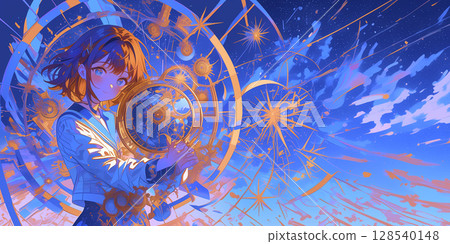 一個喜歡天文學的女孩 128540148