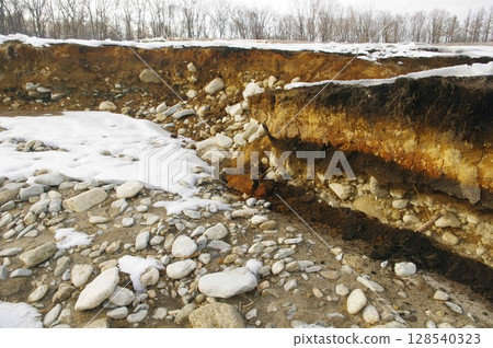 2016年8月30日，一場強烈颱風橫掃本州，10週後，北海道十勝清水市的田野被毀 128540323