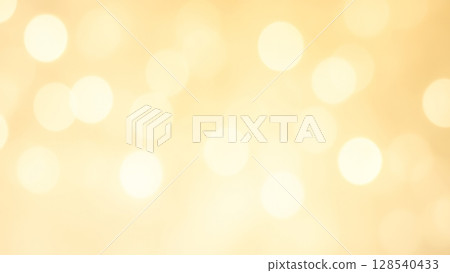Festive Golden Bokeh Background With Soft Warm Glow, Ideal For Holiday Season Concepts, Celebration Christmas Designs And Trendy Invitation Templates 128540433