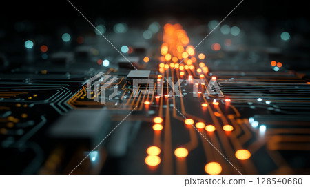 Circuit programming, big data server and information technology for software coding, digital future internet and crypto computer code. Abstract pattern, iot network engineering and IT cloud 128540680
