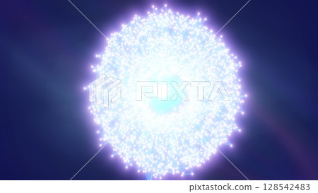 Glowing spherical digital structure with radiant center, visualizing complex data networks and energy flow in deep space style Glowing spherical digital structure with radiant center, visualizing complex data networks and energy flow in deep space style 128542483