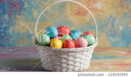 egg, basket, easter 128542943