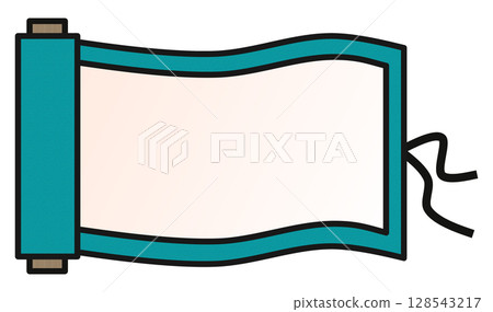 包含日本歷史文獻和著作的捲軸插圖 128543217