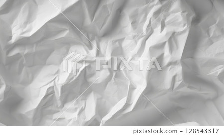 Minimalist white crumpled paper texture background with soft folds and creases, ideal for design templates, abstract projects, or subtle textured presentations Minimalist white crumpled paper texture background with soft folds and creases, ideal for design templates, abstract projects, or subtle textured presentations 128543317