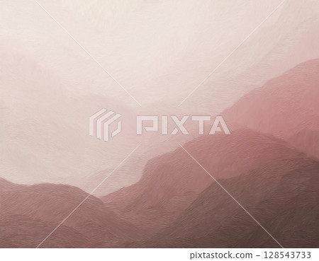 Image material of Japanese paper texture, pink color 128543733