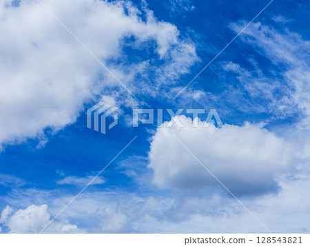 Blue Sky White Cloud 128543821