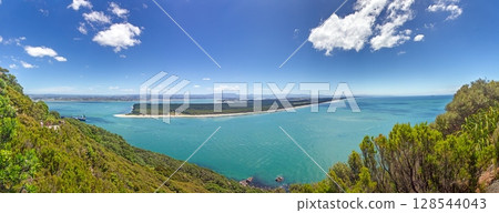 Mount Maunganui scenic coastal panorama 128544043