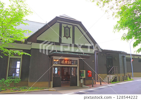 長野縣築曲市大畠站風景 128544222
