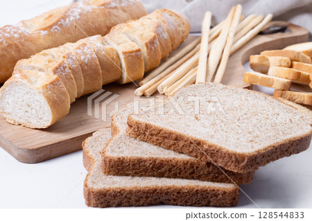 Assortment of Bread Products Assortment of Bread Products 128544833