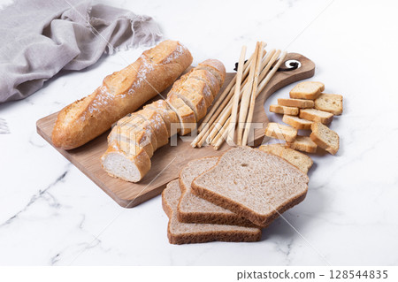 Assortment of Bread Products Assortment of Bread Products 128544835