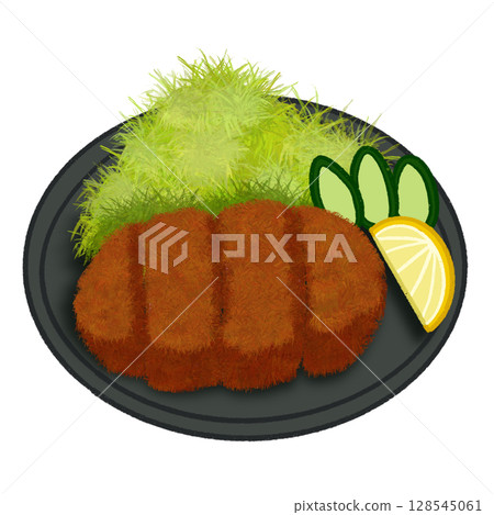 Pork cutlet 128545061