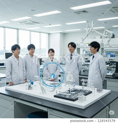 實驗室裡一位有前途的新成員 實驗室裡一位有前途的新成員 128545579