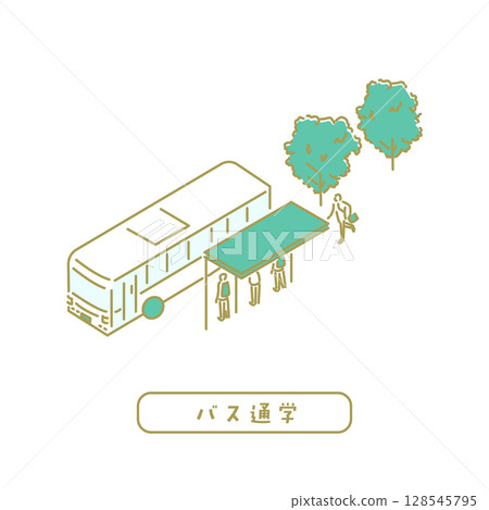 學校/教師插圖 學校/教師插圖 128545795