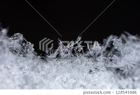 snowflakes, winter card, crystals of snow snowflakes, winter card, crystals of snow 128545886