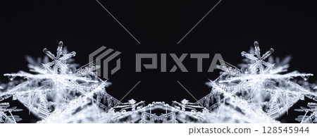 snowflakes, winter card, crystals of snow snowflakes, winter card, crystals of snow 128545944