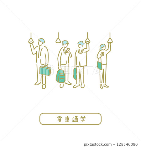學校/教師插圖 128546080
