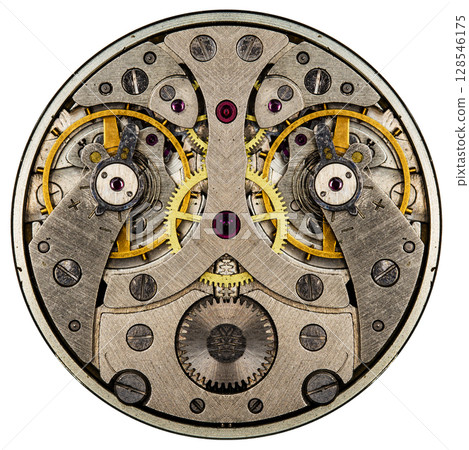 clockwork mechanical watch, high resolution and detail clockwork mechanical watch, high resolution and detail 128546175
