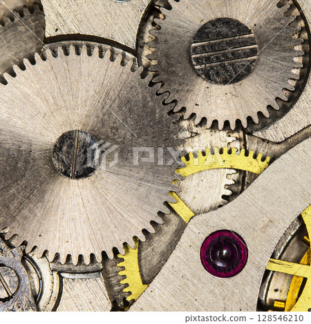 clockwork mechanical watch, high resolution and detail clockwork mechanical watch, high resolution and detail 128546210