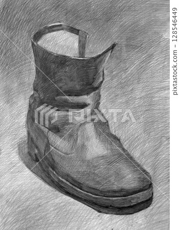 still life, pencil drawing illustration, sketch 128546449